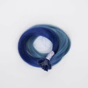 Beauvoir Hair K-Tip 16" Pro Blend  Vivid #54/26 Ombre Royal Blue